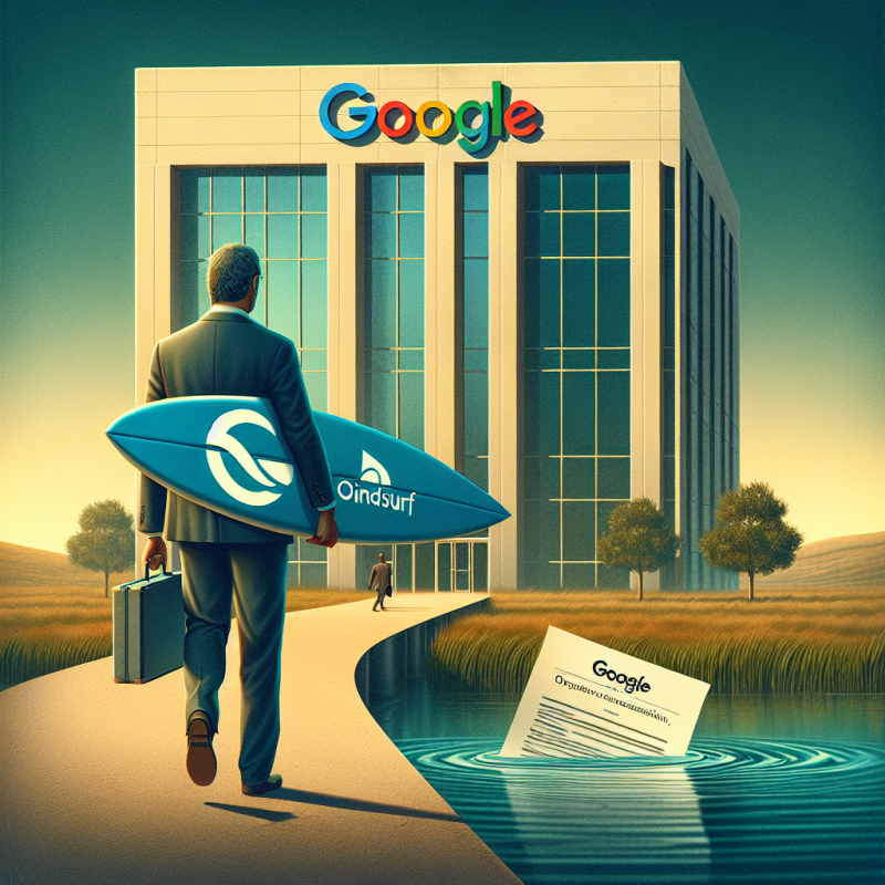Illustration of Le PDG de Windsurf rejoint Google ; l'acquisition par OpenAI tombe à l'eau