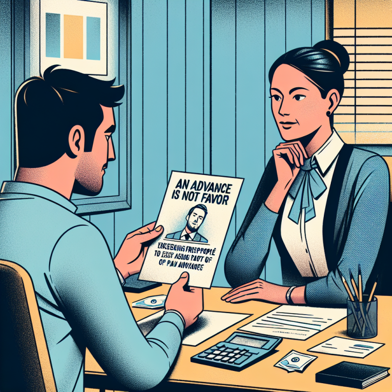 Illustration of L'acompte sur salaire n'est pas une faveur : de plus en plus de Français demandent à recevoir une partie de leur paie en avance