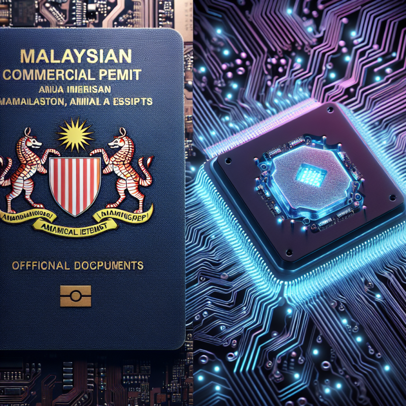 Illustration of La Malaisie exigera des permis de commerce pour les puces d'IA américaines