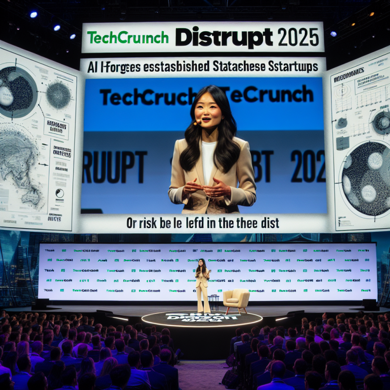 Illustration of Sur scène au TechCrunch Disrupt 2025 : Comment l'IA force les startups en phase avancée à réinventer leur stratégie GTM — ou à être laissées pour compte