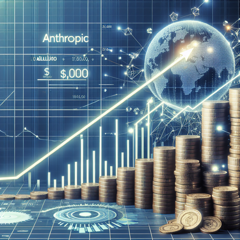 Illustration of Anthropic approcherait d'une valorisation de 170 milliards de dollars avec un potentiel tour de financement de 5 milliards