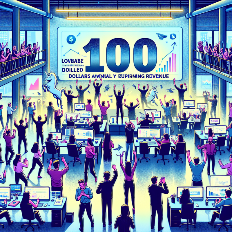 Illustration of Huit mois après son lancement, la licorne suédoise Lovable franchit le cap des 100 millions de dollars de revenus annuels récurrents