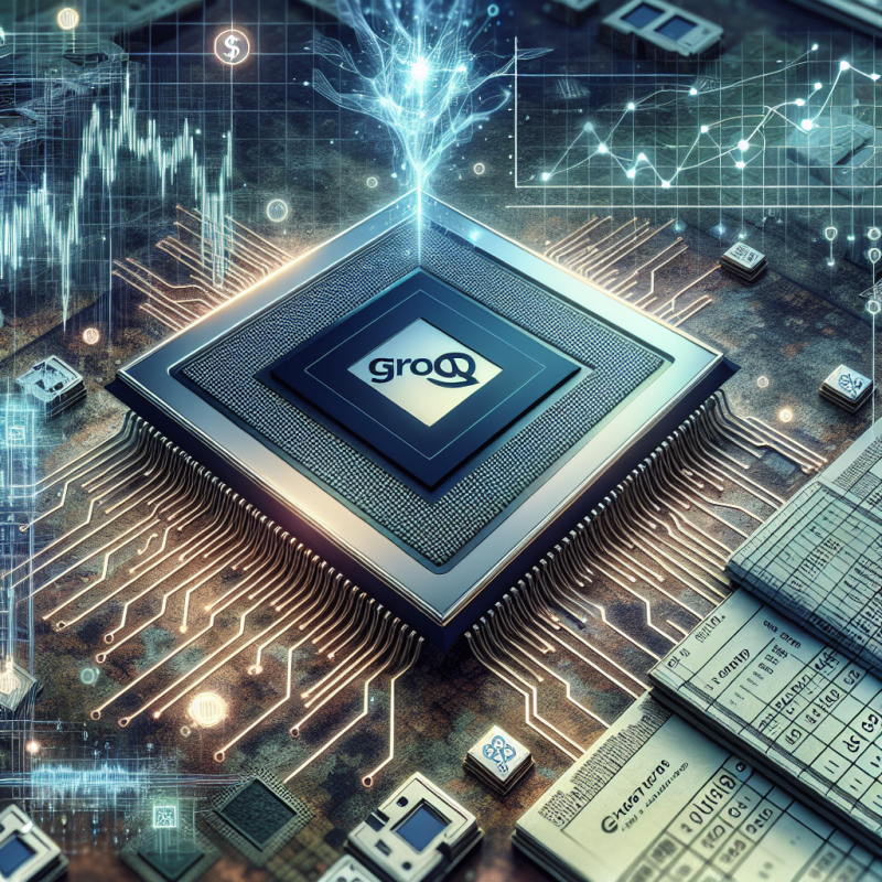Illustration of Nvidia AI chip challenger Groq serait en négoce pour un nouveau financement à une valorisation de 6 milliards de dollars