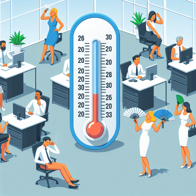 Illustration of 26, 28 ou 33°C… Y a-t-il une température critique au-delà de laquelle on ne peut plus (légalement) travailler ?