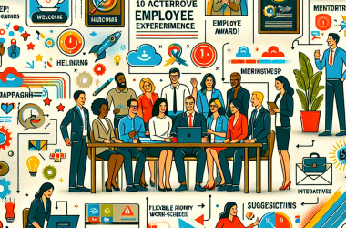 Illustration of 10 actions pour améliorer l’expérience employé dans son entreprise