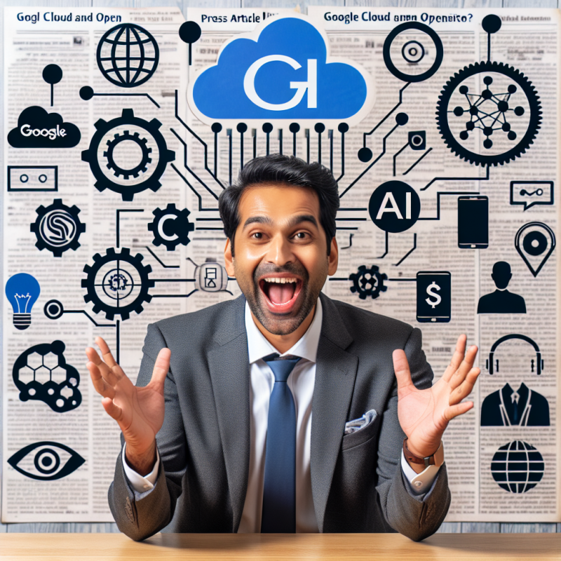 Illustration of Sundar Pichai exprime son « grand enthousiasme » pour le partenariat entre Google Cloud et OpenAI