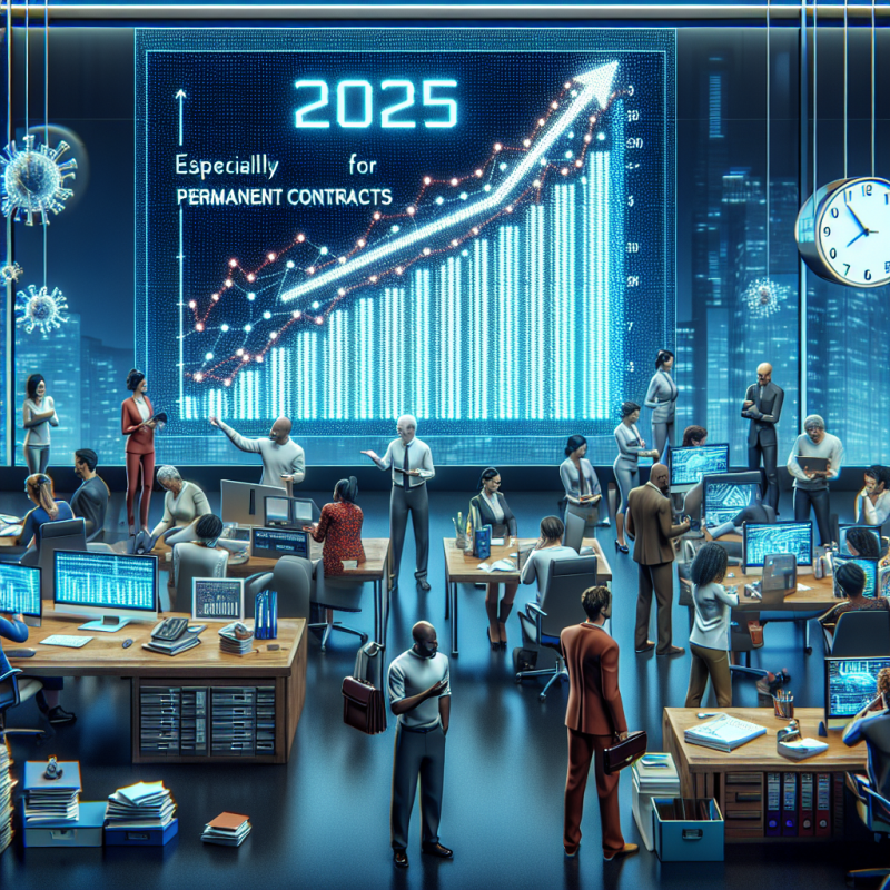 Illustration of Après des mois de baisse, les embauches repartent à la hausse en 2025 (surtout en CDI)