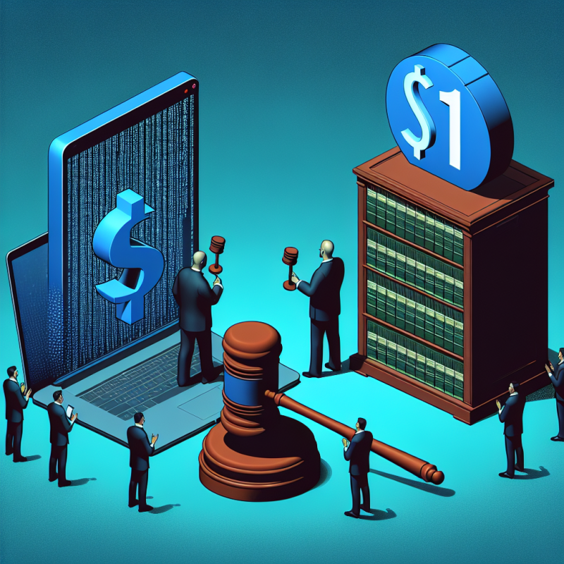 Illustration of La société de logiciels juridiques Clio dépense 1 milliard de dollars pour le géant des données juridiques vLex