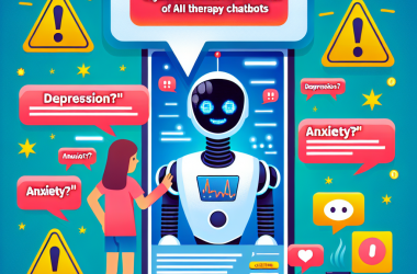 Illustration of Une étude met en garde contre les "risques significatifs" liés à l'utilisation de chatbots de thérapie AI