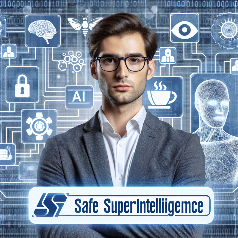 Illustration of Ilya Sutskever prendra la tête de Safe Superintelligence à la suite du départ de son PDG