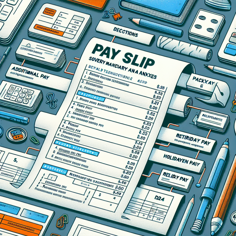 Illustration of Quelles sont les annexes obligatoires au bulletin de paie ?