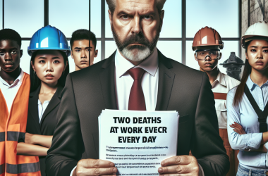 Illustration of Deux morts au travail chaque jour: le gouvernement veut poursuivre et punir les employeurs qui mettent en danger leurs salariés