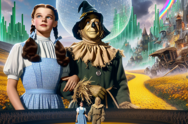 Illustration of “Le Magicien d'Oz” réinventé par l'IA pour l'immense écran de Sphere
