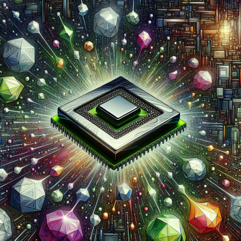 Illustration of Nvidia reprend la vente de son H20 chip en lien avec les discussions sur les éléments des terres rares