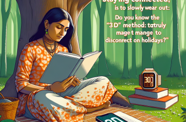 Illustration of "Rester connecté, c’est s’épuiser lentement": connaissez-vous la "méthode des 3D" pour vraiment réussir à couper en vacances?
