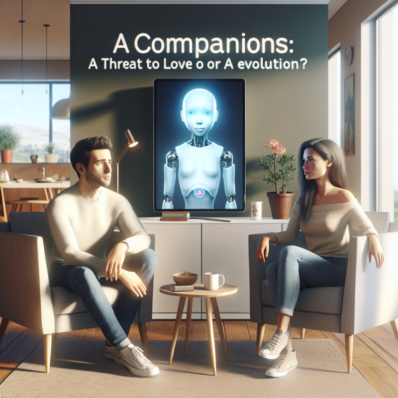 Illustration of Compagnons IA : une menace pour l'amour ou une évolution ?