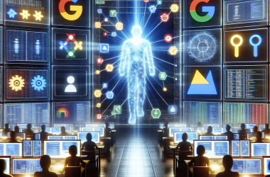 Illustration of Le nouvel expériment de recherche Web Guide de Google organise les résultats avec l'IA