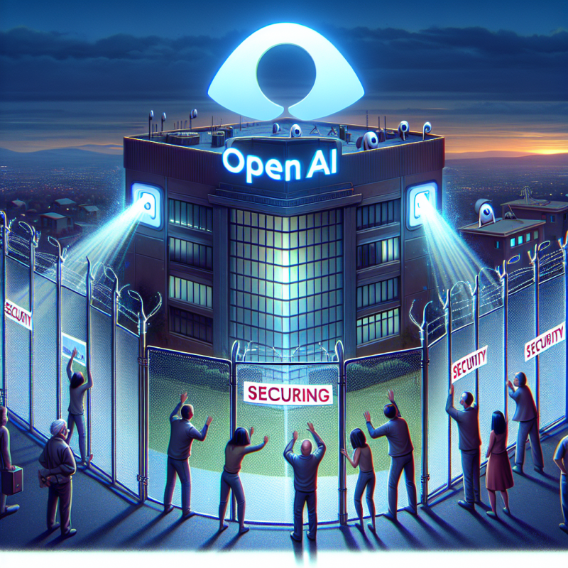Illustration of OpenAI renforce sa sécurité pour éloigner les regards indiscrets