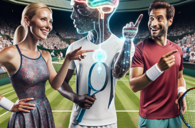 Illustration of Les joueurs de tennis critiquent la technologie d'IA utilisée par Wimbledon
