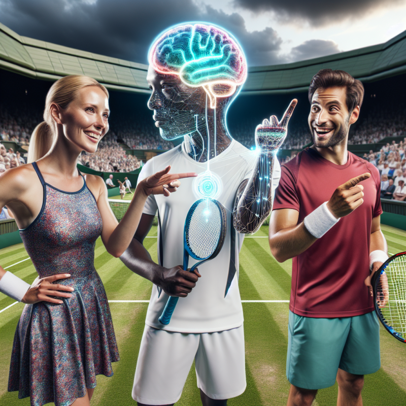 Illustration of Les joueurs de tennis critiquent la technologie d'IA utilisée par Wimbledon