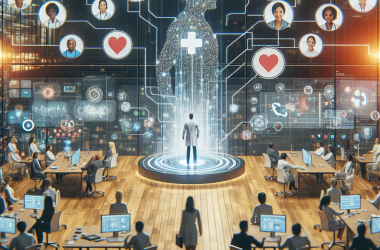 Illustration of Assort Health lève 50M$ pour automatiser les appels des patients, selon des sources