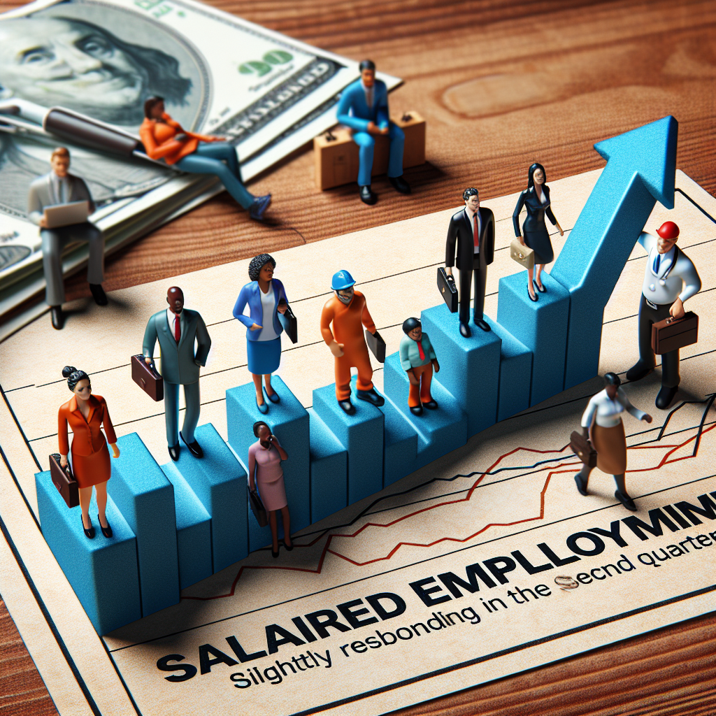 Illustration of L'emploi salarié rebondit légèrement au deuxième trimestre