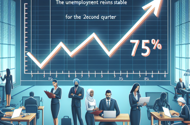 Illustration of Le taux de chômage reste stable au deuxième trimestre, à 7,5%