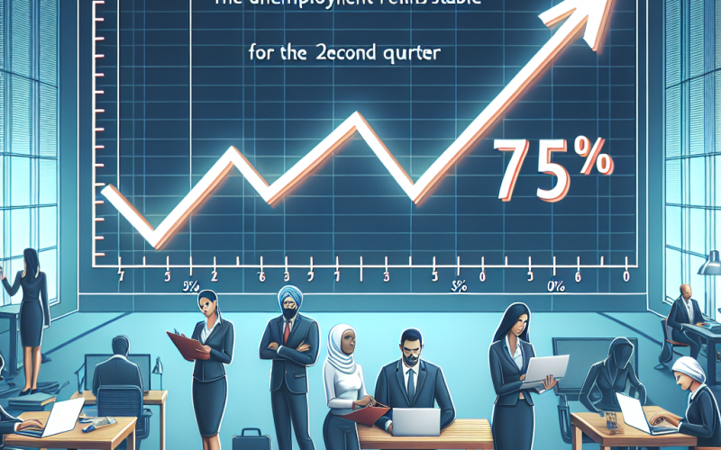 Illustration of Le taux de chômage reste stable au deuxième trimestre, à 7,5%