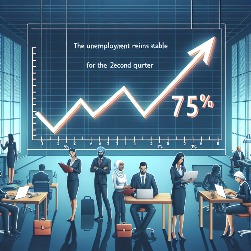Illustration of Le taux de chômage reste stable au deuxième trimestre, à 7,5%