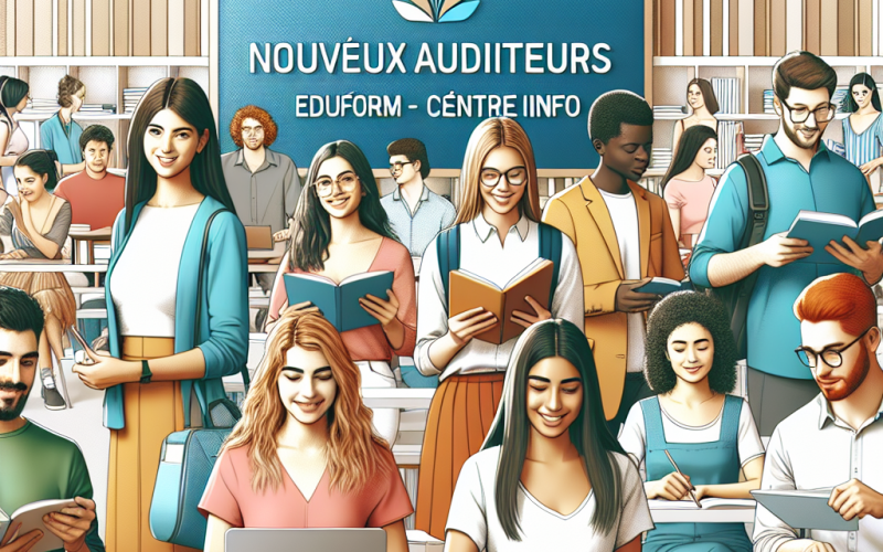 Illustration of Nouveaux auditeurs Eduform - Centre Inffo