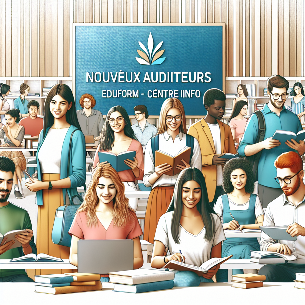 Illustration of Nouveaux auditeurs Eduform - Centre Inffo