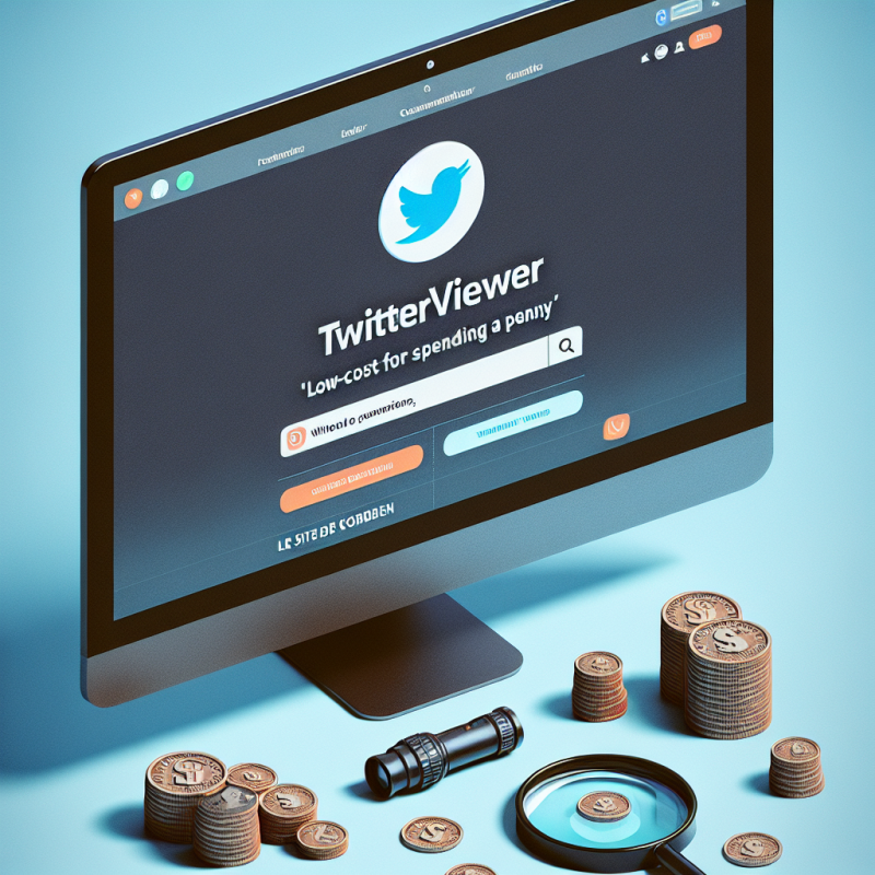 Illustration of TwitterViewer - L'outil pour espionner X sans donner un centime à Elon | Le site de Korben