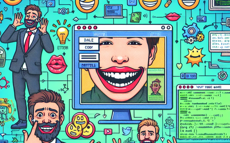 Illustration of Smile Like Zuck - Le jeu web absurde qui vous apprend à sourire comme Mark Zuckerberg | Le site de Korben