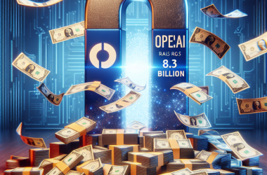 Illustration of OpenAI lève 8,3 milliards de dollars avec une valorisation de 300 milliards de dollars