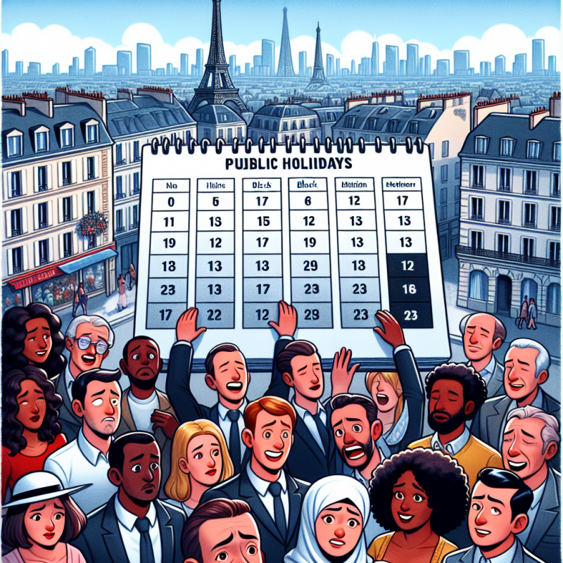 Illustration of Deux jours fériés en moins: les Français en ont actuellement 11 et font partie de ceux qui en ont le moins en Europe