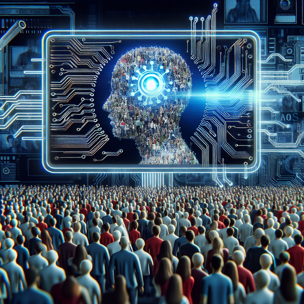 Illustration of AI ou pas, la vidéo de la foule de Will Smith est un profond malaise