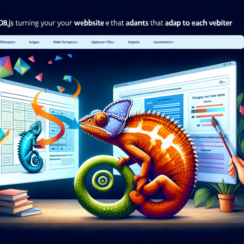 Illustration of Obs.js transforme votre site en un caméléon qui s'adapte à chaque visiteur | Le site de Korben