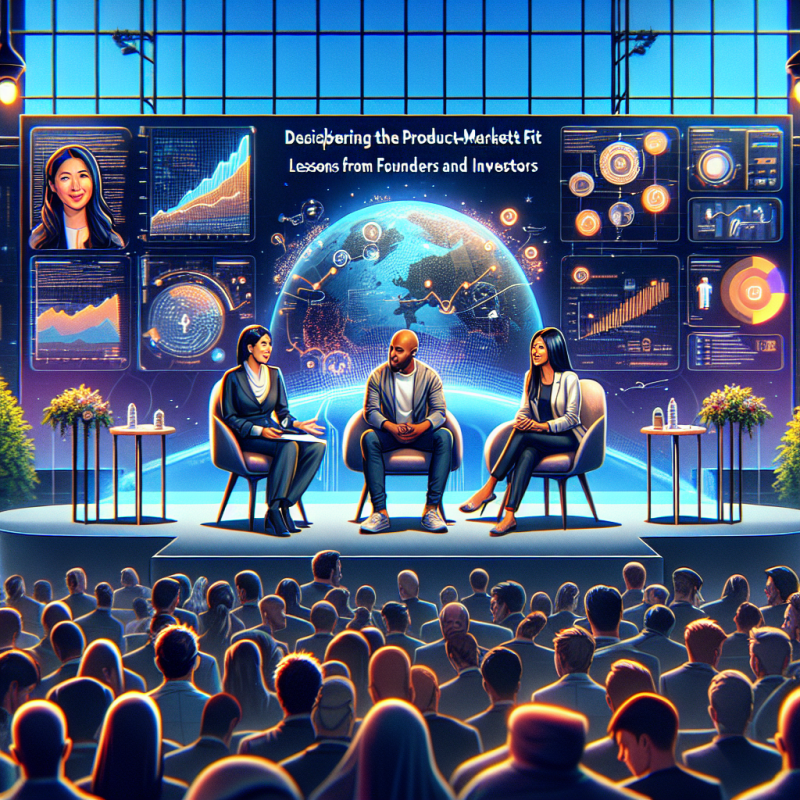 Illustration of Décrypter le product-market fit : Leçons des fondateurs et investisseurs à TechCrunch Disrupt 2025