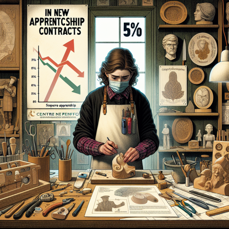 Illustration of Artisanat: baisse de 5% des nouveaux contrats d'apprentissage - Centre Inffo