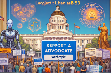 Illustration of Anthropic soutient le projet de loi sur la sécurité de l'IA en Californie, SB 53