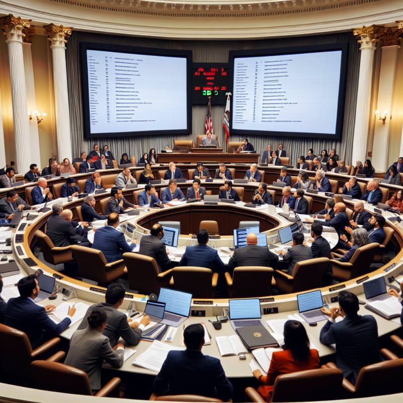 Illustration of Les législateurs californiens adoptent le projet de loi de sécurité sur l'IA SB 53 — mais Newsom pourrait encore opposer son veto