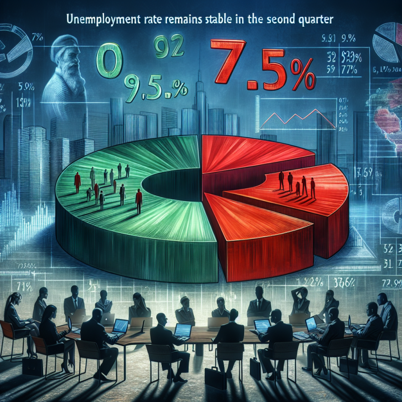 Illustration of Le taux de chômage reste stable au deuxième trimestre, à 7,5%