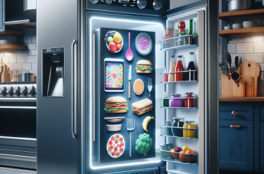 Illustration of Samsung invente le frigo publicitaire | Le site de Korben