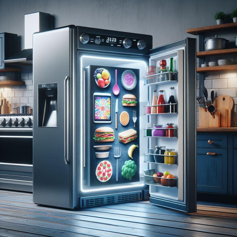 Illustration of Samsung invente le frigo publicitaire | Le site de Korben