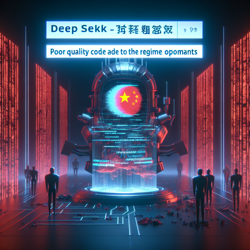 Illustration of DeepSeek - L'IA chinoise qui livre du code pourri aux ennemis du régime | Le site de Korben