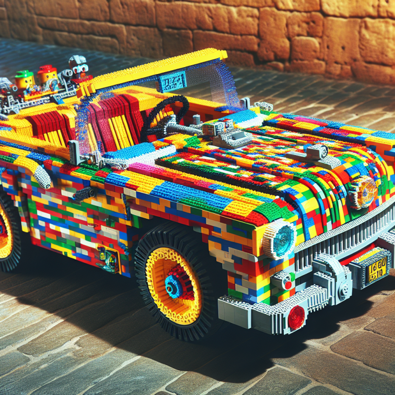 Illustration of Une voiture LEGO grandeur nature qui roule pour de vrai ! | Le site de Korben