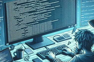 Illustration of ertdfgcvb - Du Live Coding 100% ASCII | Le site de Korben