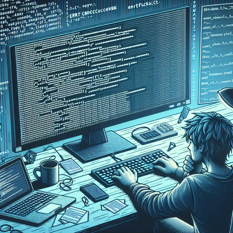 Illustration of ertdfgcvb - Du Live Coding 100% ASCII | Le site de Korben