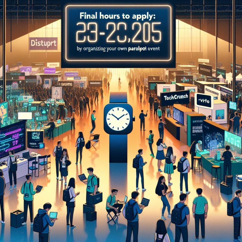 Illustration of Dernières heures pour postuler : Soyez le cœur de TechCrunch Disrupt 2025 en organisant votre propre événement parallèle