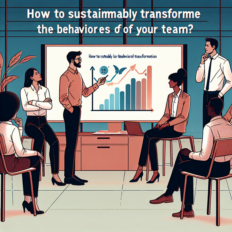 Illustration of Comment transformer durablement les comportements de son équipe ?